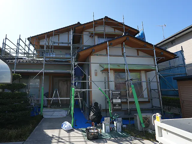 施工事例５：一般住宅の外壁塗り替え